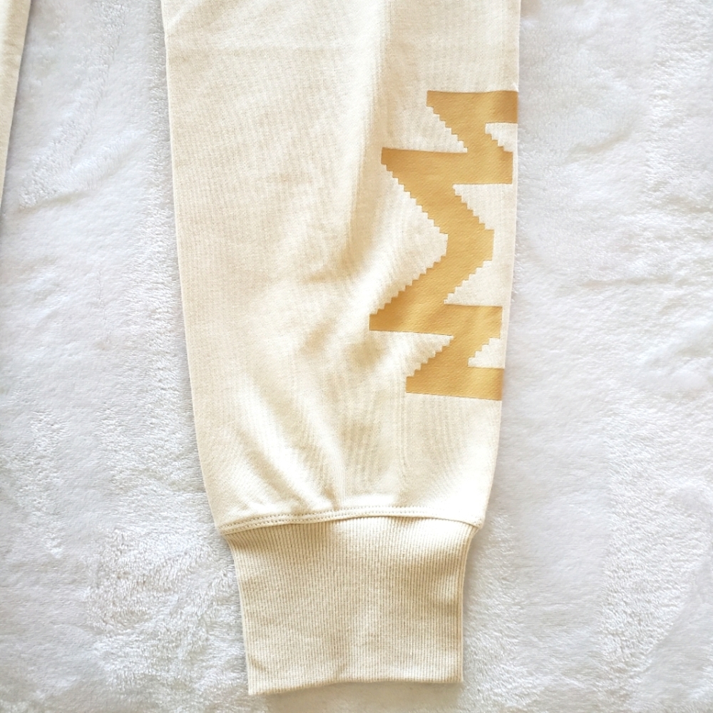 LAUREN RALPH LAUREN Classic French Terry Cream Jogger Pant--L - Picture 13 of 16